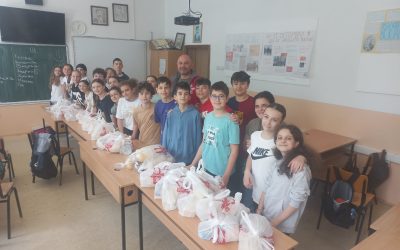 Учениците од ООУ “Вера Циривири – Трена” Скопје  во акција на хуманост